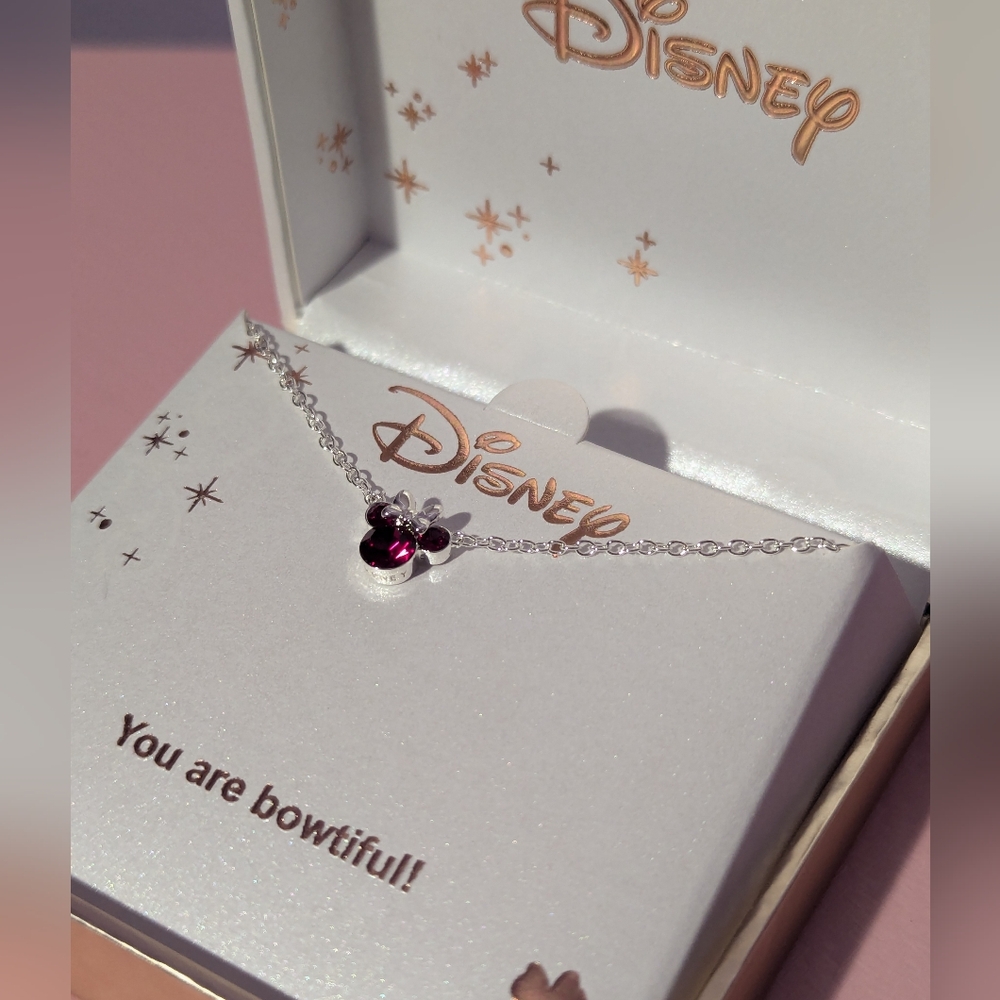 Disney Minnie Mouse Silver Plated Necklace